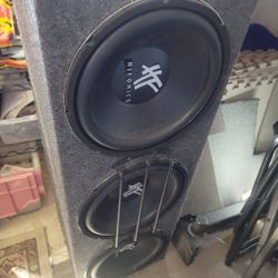 3 12 Inch Hifonics 12' Woofers In SEALED Box