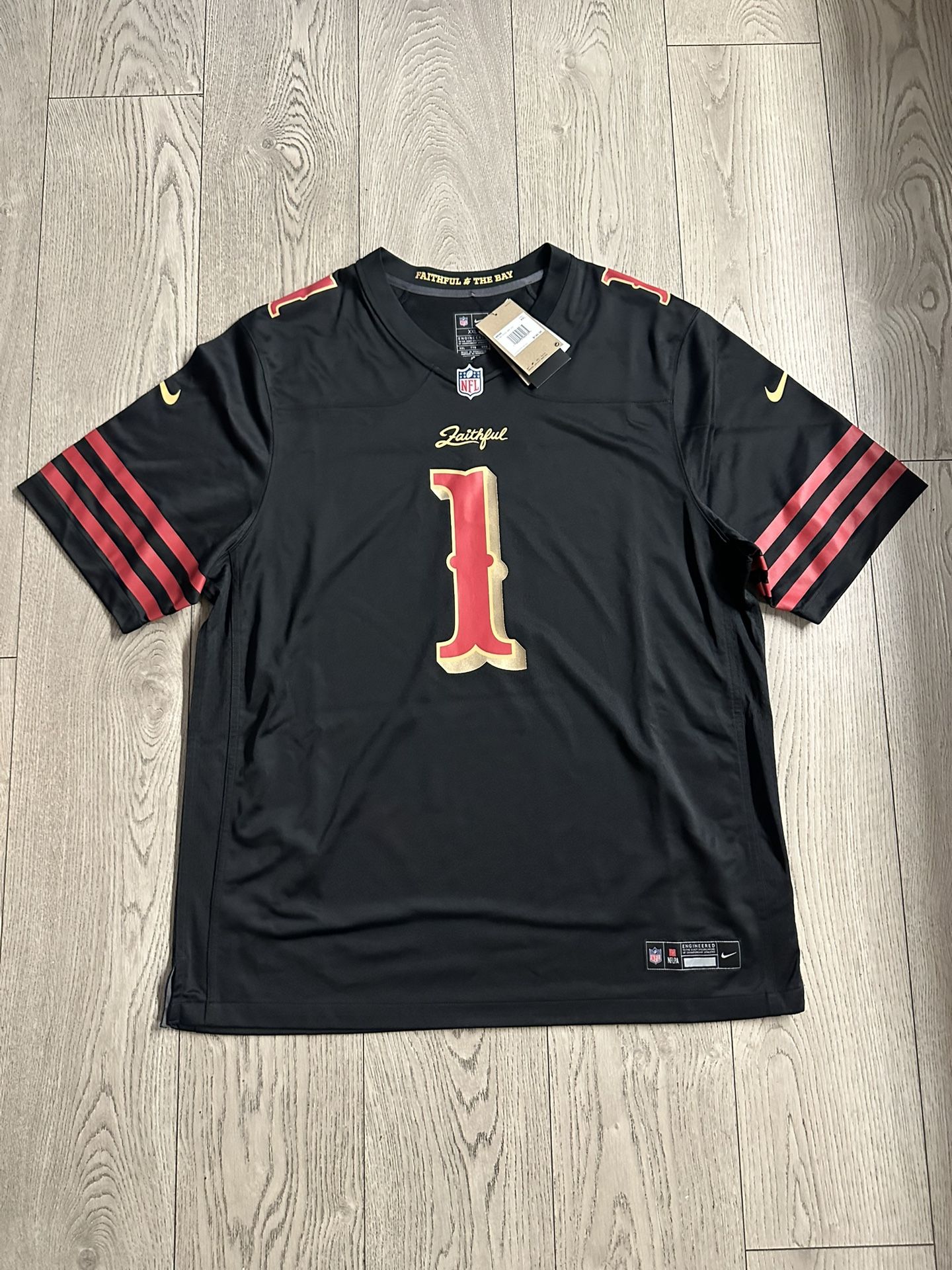 Nike San Francisco 49ers Ricky Pearsall 2025 Rivalries Collection Game Jersey Size XXL