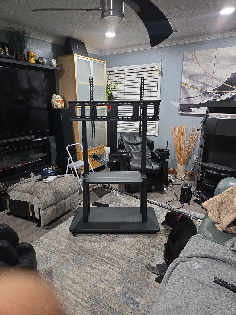Rolling TV Stand