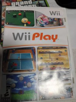 wiiplay  Wii game with booklet