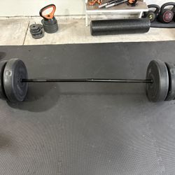 Barbell With Weight Plates
