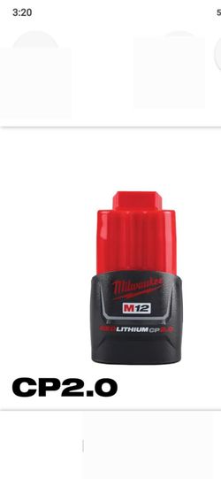 Milwaukee  M2 CP2.0 Red Lithium Battery Brand New
