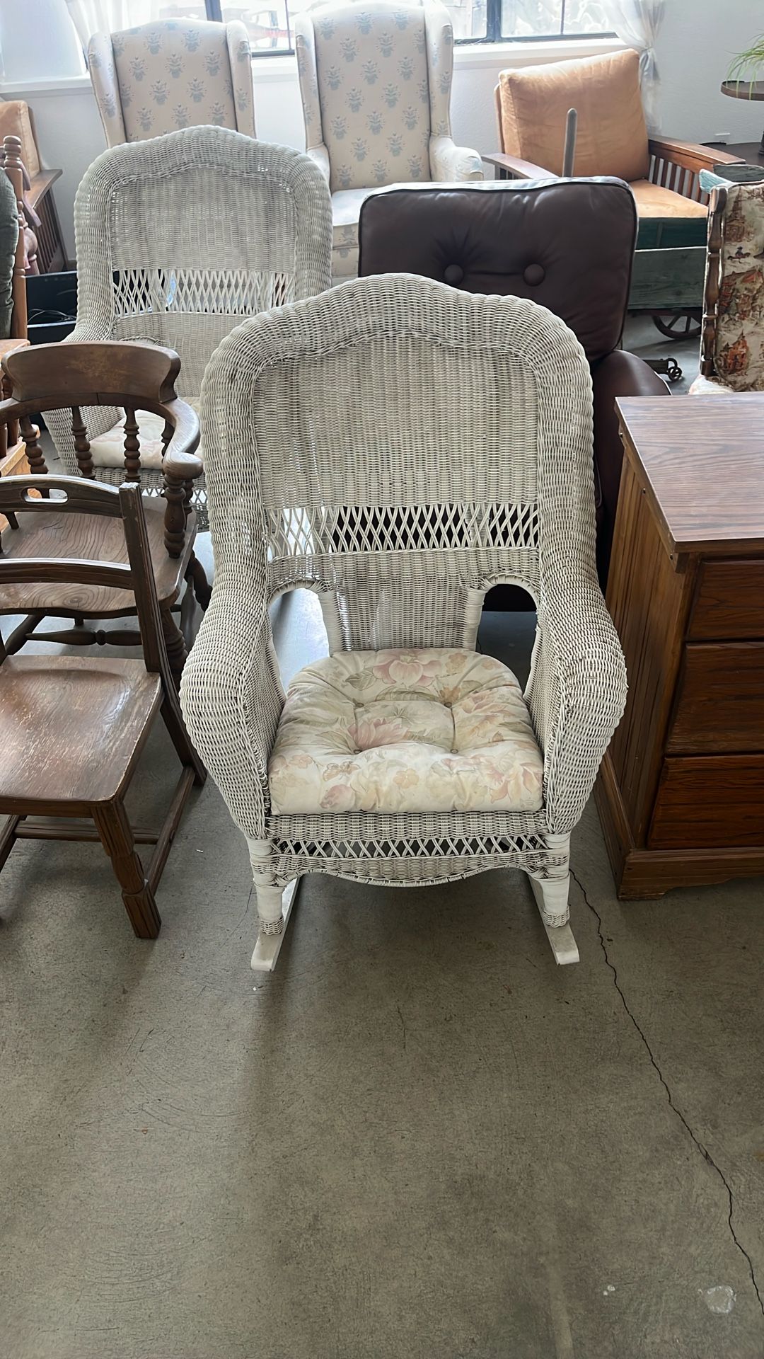 2 Wicker Rocking Chairs