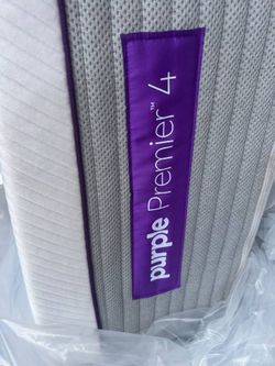 King Size Split Premier Purple 4 Hybrid Mattress