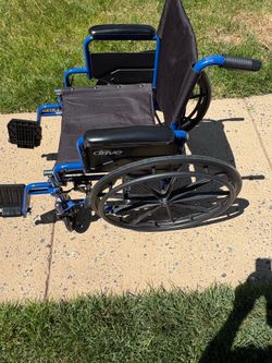 Wheelchair 18x16 Drive Blue Streak