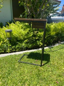 Small Table With Electrical Outlet