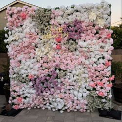 Flower Wall Backdrop