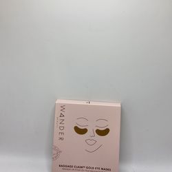 Wander Beauty/  Baggage Claim Gold Eye Masks