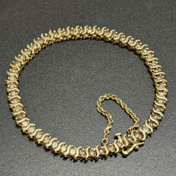 14k Tennis Bracelet 4.5CTW