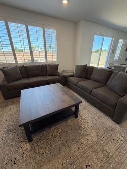 2 custom smith brothers 8000 series sofas