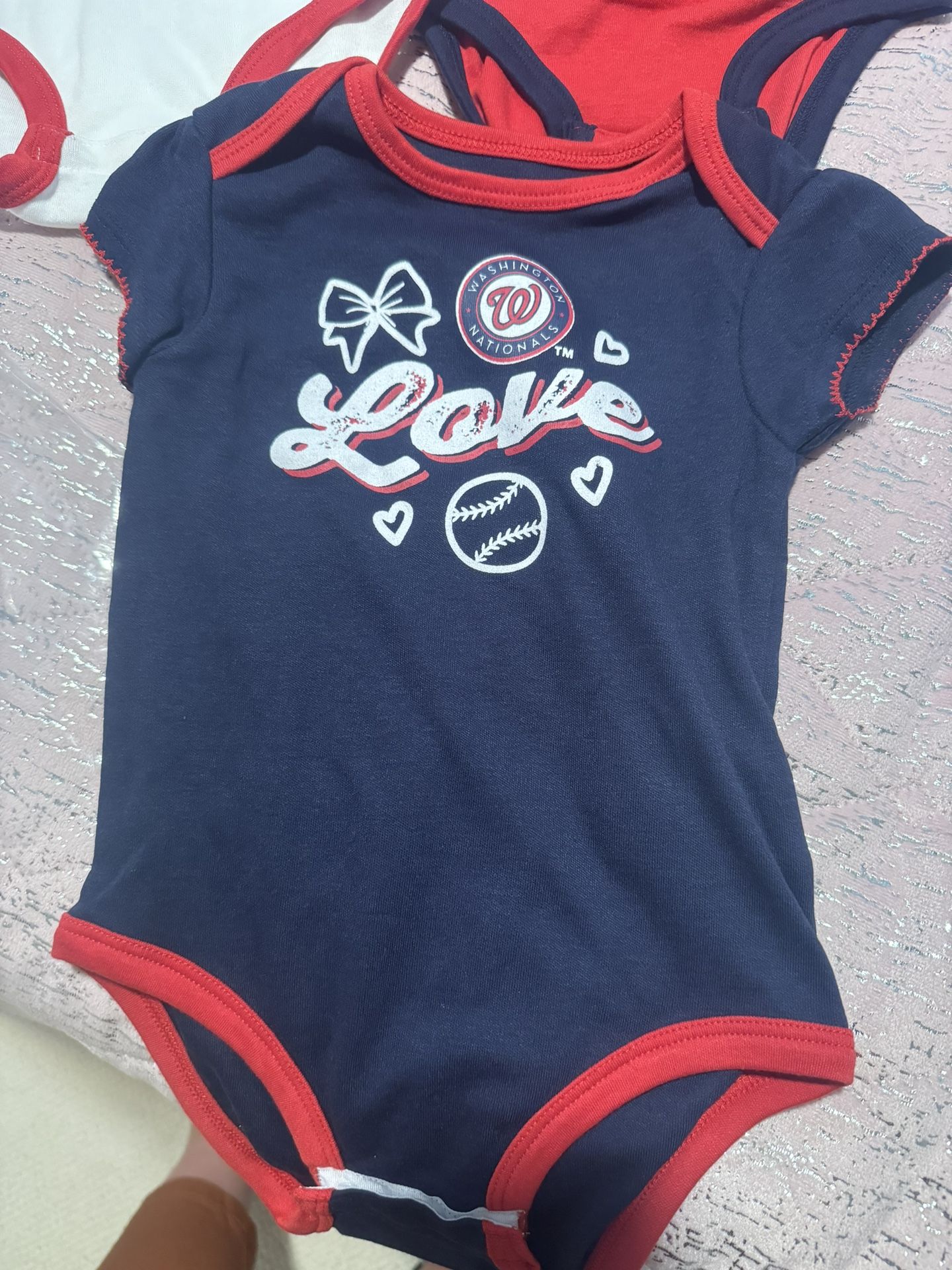 MLB Washington Nationals Infant Girls' 1pk Bodysuit