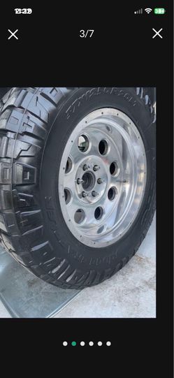 Silverado 6 Lug  37 X 20 " Nitto On 20" X 10 Alloys Alcoa Style Rims