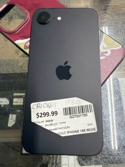 Apple iPhone 16e 128GB MD0D4LL/A - Cricket