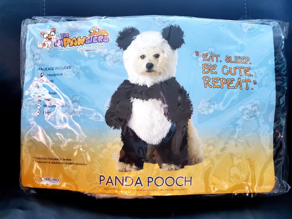 Panda Pooch Dog Costume 