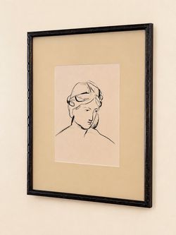 Minimalist framed artwork