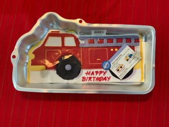 Fire Truck Shaped Baking Pan