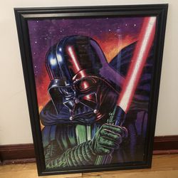 Darth Vader Framed Puzzle 