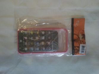 iphone case Clear with Hot Red Trim PZ IP6P 08