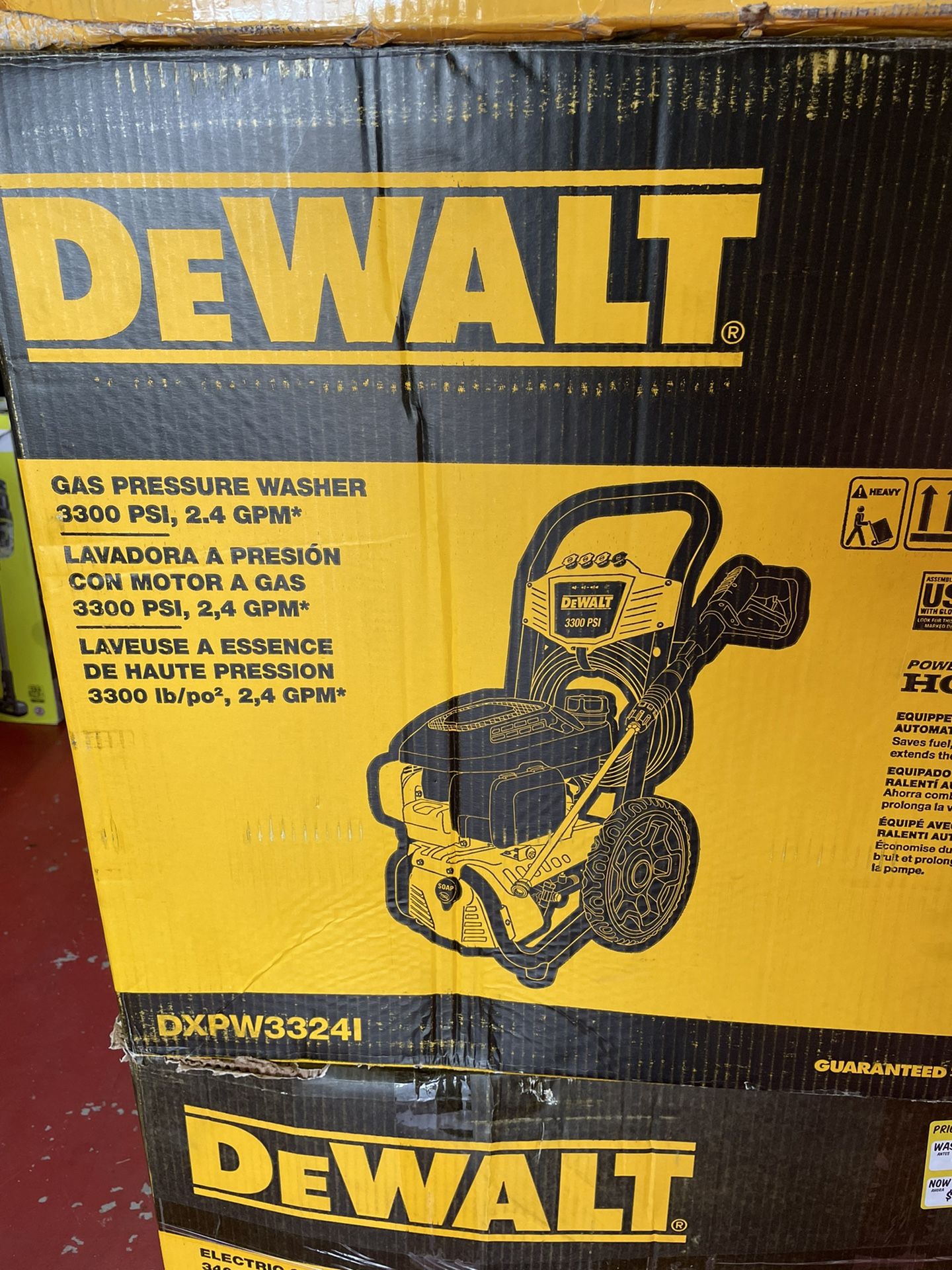 Dewalt gas pressure washer 3300 psi deals