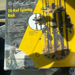 24 Rod Spinning Rack