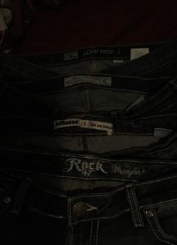 Jeans(rock,doll house,hollister,and lowrise)