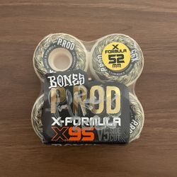 SIGNED Bones P-Rod Pro X-Formula V5 Sidecut Skateboard Wheels – 52mm Brand New
