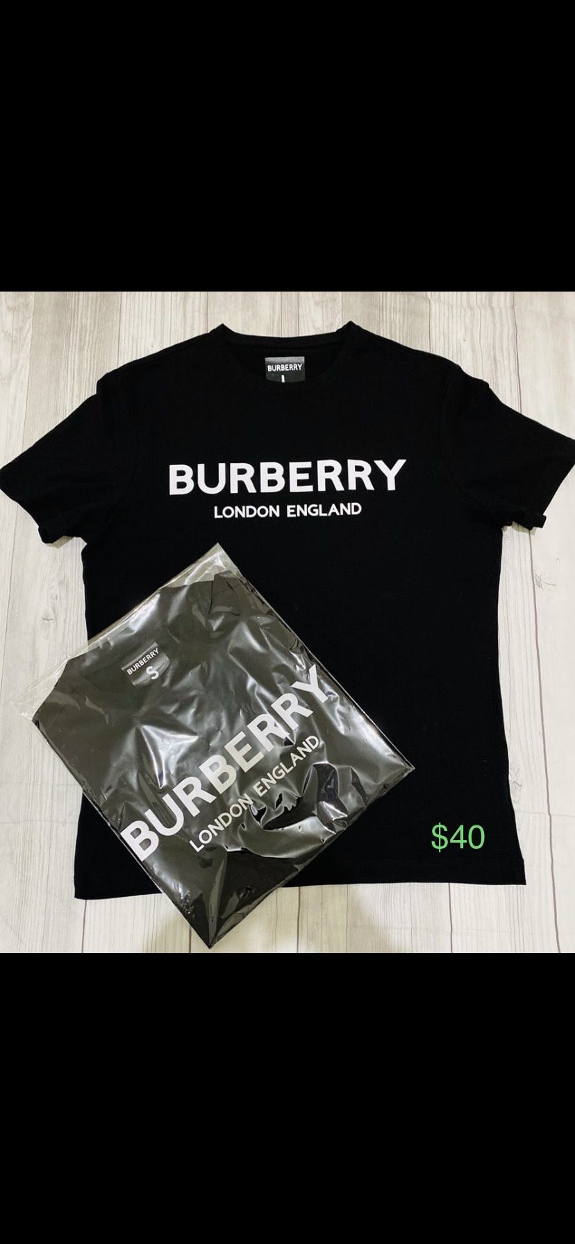 Burberry T-shirt In Black And White 