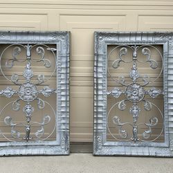 Rustic Metal Distressed Upcycling Metal Architectural Wainscoting Wall Panels