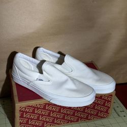 Vans Slip On True White Size 10.5 Women 