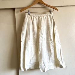 Uniqlo Cream Ivory Skirt