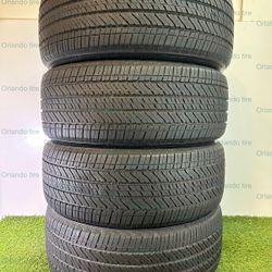 T241  275 50 22 111H  Bridgestone Alenza A/S 02  - 4 Used Tires 95% -99% Tread 