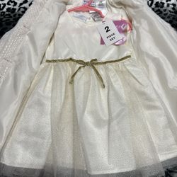 Blue  Beri Dress With Coat 