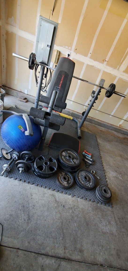 Weight Set with Extra Weights