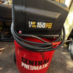 Central Pneumatic Air Compressor 17gal
