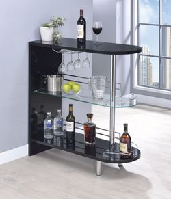 Glossy Black Bar Unit! Brand New! Lowest Prices!