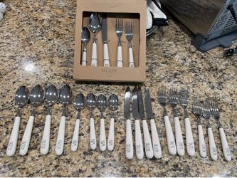 Rae Dunn silverware new