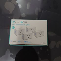 Kasa Smart Plug, Wi-Fi Outlet Works with Alexa, Google Home & IFTTT,  2.4G WiFi Only, 4-Pack(EP10P4)
