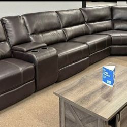 Leather Fabric Sectionals 