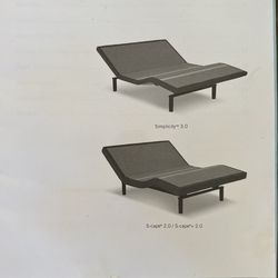 Adjustable 2 Twin Cal King Bed With Mattresses