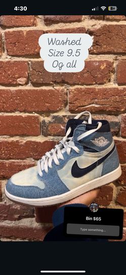 Jordan 1 Washed Size 9.5