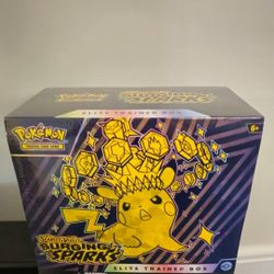 ⚡️ Pokemon TCG Scarlet & Violet Surging Sparks Elite Trainer Box ETB NEW SEALED UNOPENED