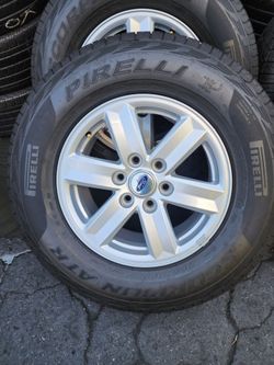 4 tires and wheels ford 150 tires 265/70r17 pirelli scorpion