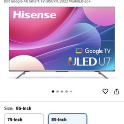 Hisense 85in Tv