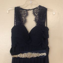 Navy Blue Formal Dress