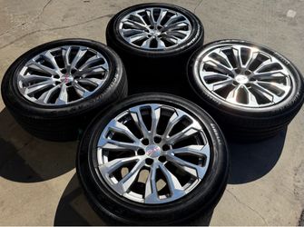 22” OEM Factory grey machine wheels with Tires Yukon Sierra Escalade