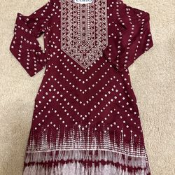 Designer Chunri Print Shirt Piece 
