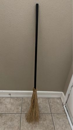 Halloween witch broom