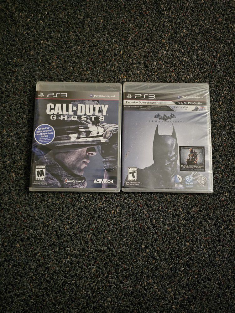 PS3 Games (Brand New Seal)