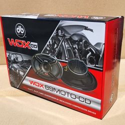 DB Drive WDX Series Motorcycle Car Powersports 6x9 2-Way Coaxial Speaker System 650 Watts WDX69MOTO-CD 🚨 Payment Options Available🚨No Credit Needed