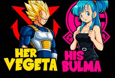 Dragon Ball Z Vegeta & Bulma